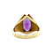 vintage Gold ring with amethyst 14 kt