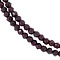 vintage Garnet necklace with gold clasp 14 krt