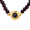 vintage Garnet necklace with gold clasp 14 krt