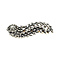 vintage Gouden broche met roosdiamant 14 krt/925