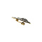vintage Gouden broche met roosdiamant 14 krt/925