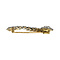 vintage Gouden broche met roosdiamant 14 krt/925