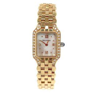 Gold Palerma watch with diamond 14 kt