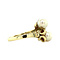 vintage Gold ring with pearls 14 krt