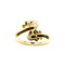 vintage Gold ring with pearls 14 krt