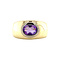 vintage Gold ring with amethyst 14 kt