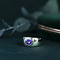 vintage Gold ring with amethyst 14 kt