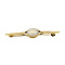 vintage Gouden broche met opaal 14 krt