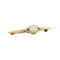 vintage Gouden broche met opaal 14 krt