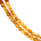 vintage Citrine necklace with gold clasp 14 kt