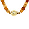 vintage Citrine necklace with gold clasp 14 kt