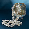 vintage Parel collier met zilveren sluiting 925