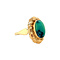 vintage Gold ring with turquoise 14 krt