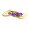 vintage Vintage gold bracelet with amethyst 14 kt