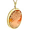 vintage Gold pendant with cameo 14 kt