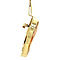 vintage Gold pendant with cameo 14 kt