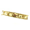 vintage Vintage gold bangle with engraving 14 kt