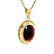 vintage Gold pendant with garnet 14 kt
