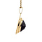 vintage Gouden hanger met granaat 14 krt