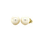 vintage Gouden oorstekers parel 14 krt