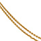 vintage Gouden collier met robijn en diamant hanger 18krt