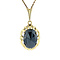 vintage Gold pendant with haematite 14 krt