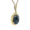 vintage Gold pendant with haematite 14 krt