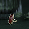 vintage Golden ring with carnelian 14 kt