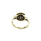 vintage Gold ring bicolour with rose diamond 14 crt
