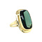 vintage Gouden ring met toermalijn 14 krt