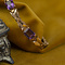 vintage Rose gold bracelet with amethyst 14 krt
