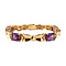 vintage Rose gold bracelet with amethyst 14 krt