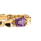 vintage Rose gold bracelet with amethyst 14 krt