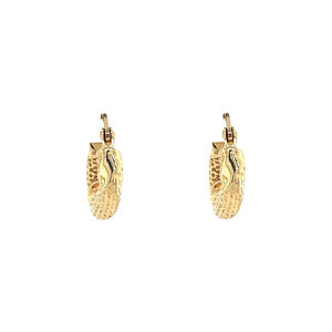 Gold earrings fantasy 14 krt