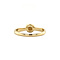 vintage Gouden ring met parel 14 krt