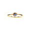 vintage Gouden ring met saffier 14 krt