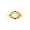 vintage Gouden ring met maansteen 14 krt