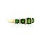 vintage Row ring with tourmaline 9 krt