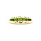 vintage Row ring with tourmaline 9 krt