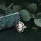 vintage Gouden ring met camee 14 krt
