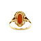 vintage Gouden ring met camee 14 krt