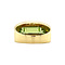 vintage Gouden ring met peridoot en diamant 18 krt