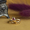 vintage Gold ring with ruby 20 krt