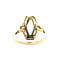 vintage Gold ring with spinel 14 krt