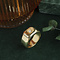 vintage Gold ring with diamonds 18 krt