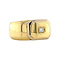 vintage Gold ring with diamonds 18 krt