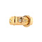 vintage Gold ring with diamonds 18 krt