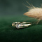 vintage Gold solitaire ring with rose diamond 14 krt