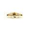 vintage Gold solitaire ring with rose diamond 14 krt