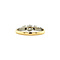 vintage Diamond row ring 9 krt